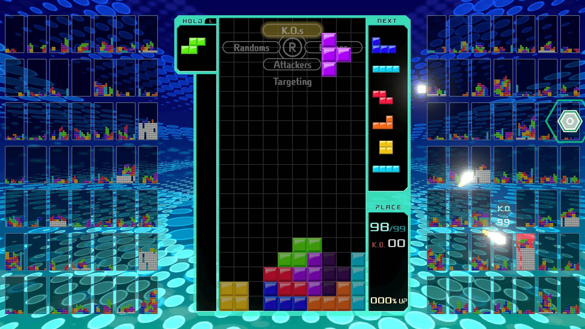 Tetris 99 First Game Wallpaper