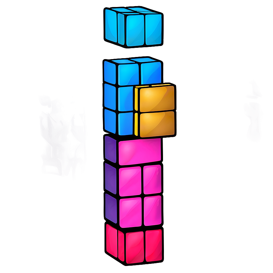 Tetris Blocks Design Png 67 PNG