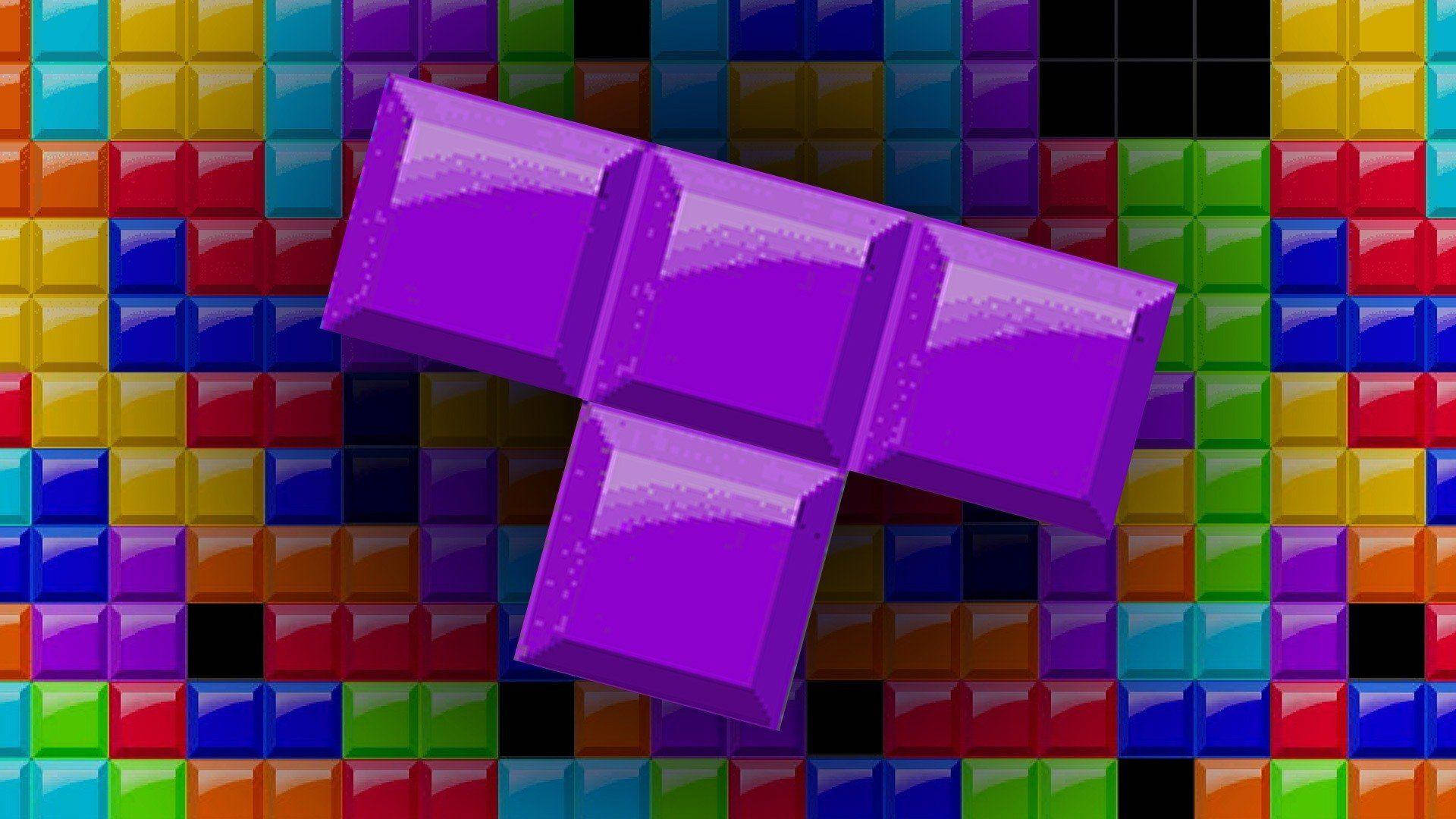 Tetrist Tile: Tetris T Kachel. Wallpaper