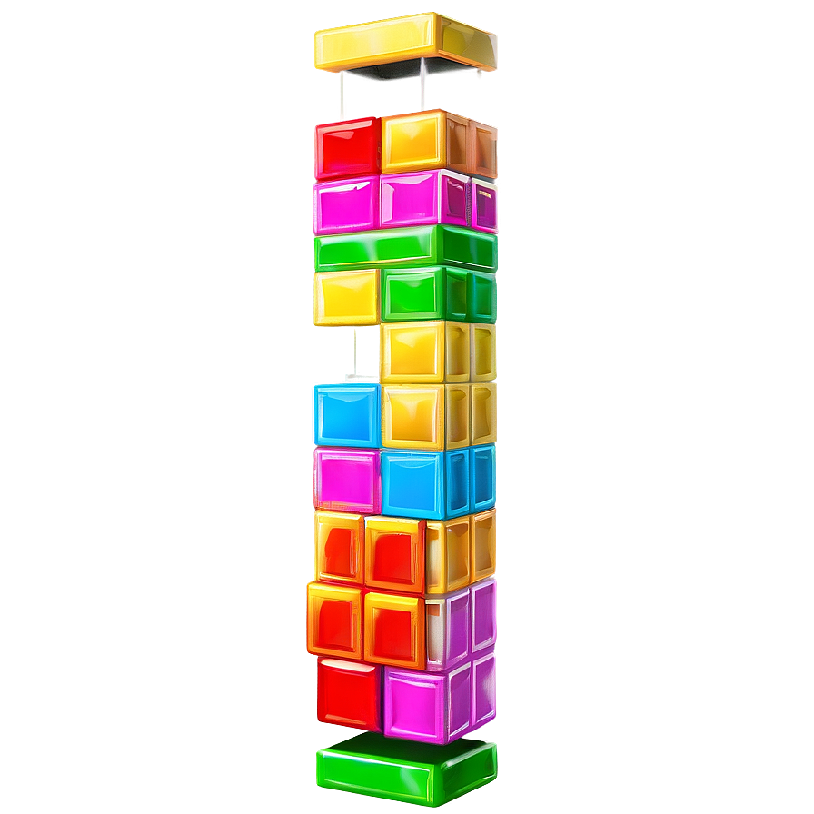 Tetris Tower 3d Game Png Bey15 PNG