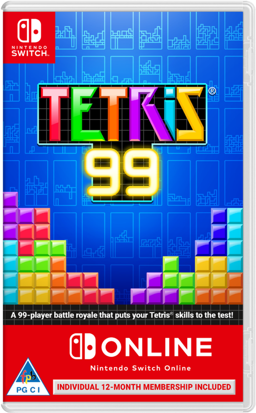 Tetris99 Nintendo Switch Game Cover PNG
