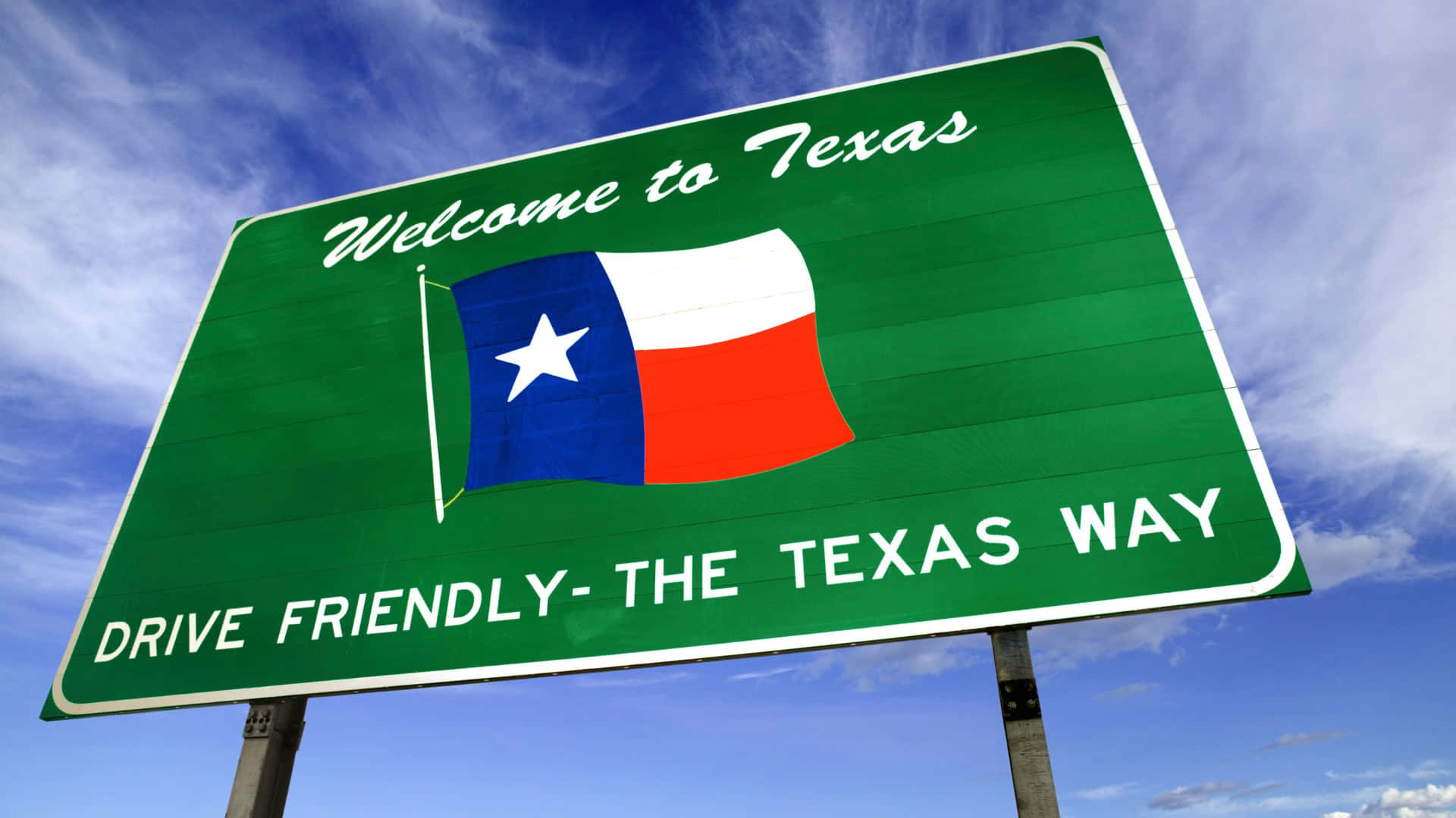Disfrutandodel Atardecer Sobre Texas