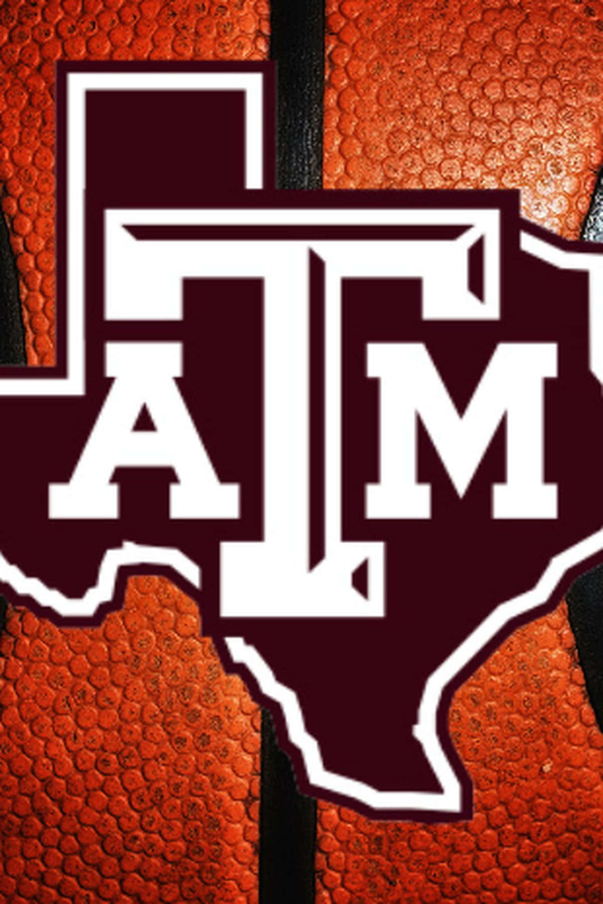 Texasam Aggies Basketball Logotypen. Wallpaper