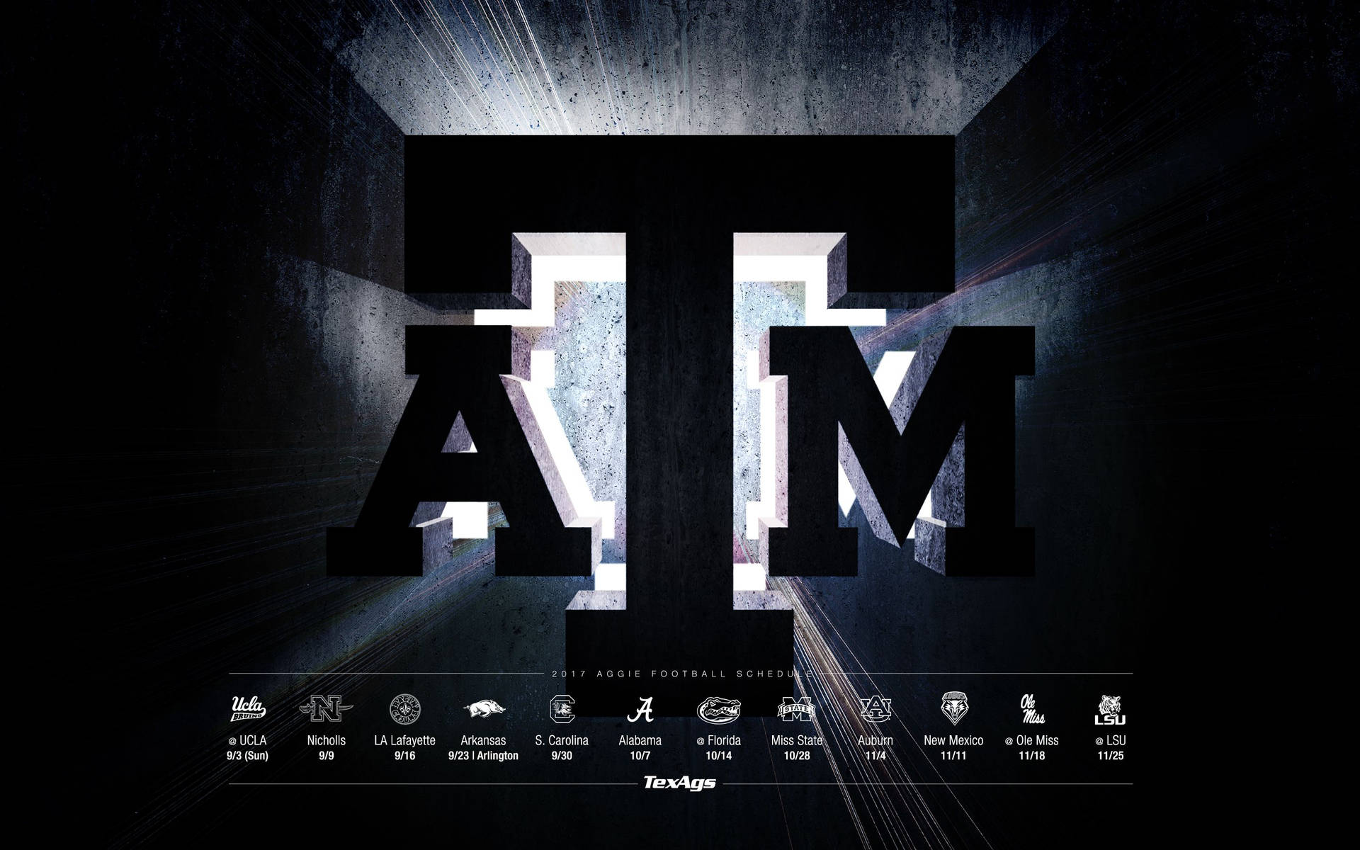 Texas Am University Logo And Schedule Wallpaper