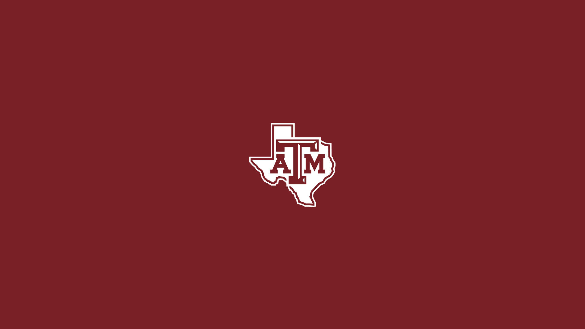 Texas Am University Simple Maroon Wallpaper