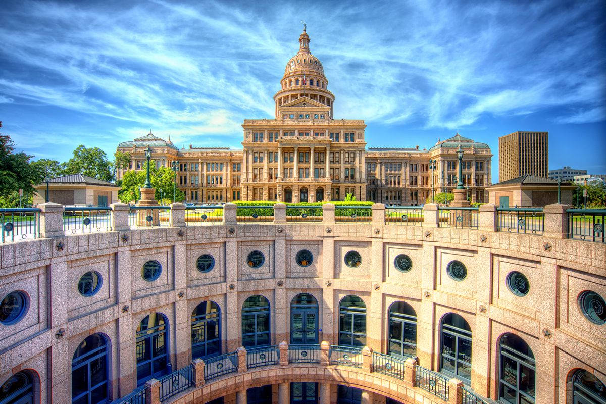 Det amerikanske Texas' Capitol Wallpaper