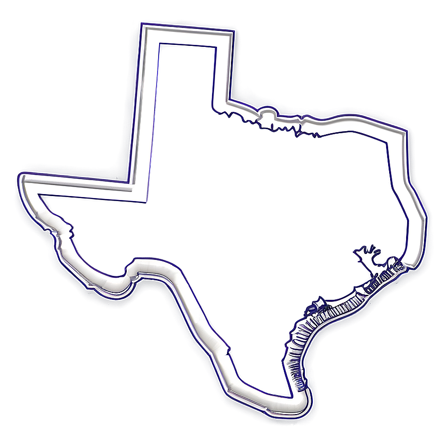 Texas Contour Line Png Mcr PNG