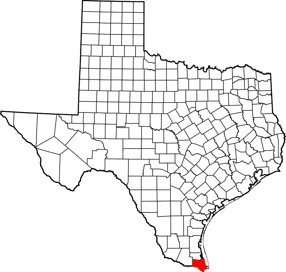 Texas Counties Outline Map PNG