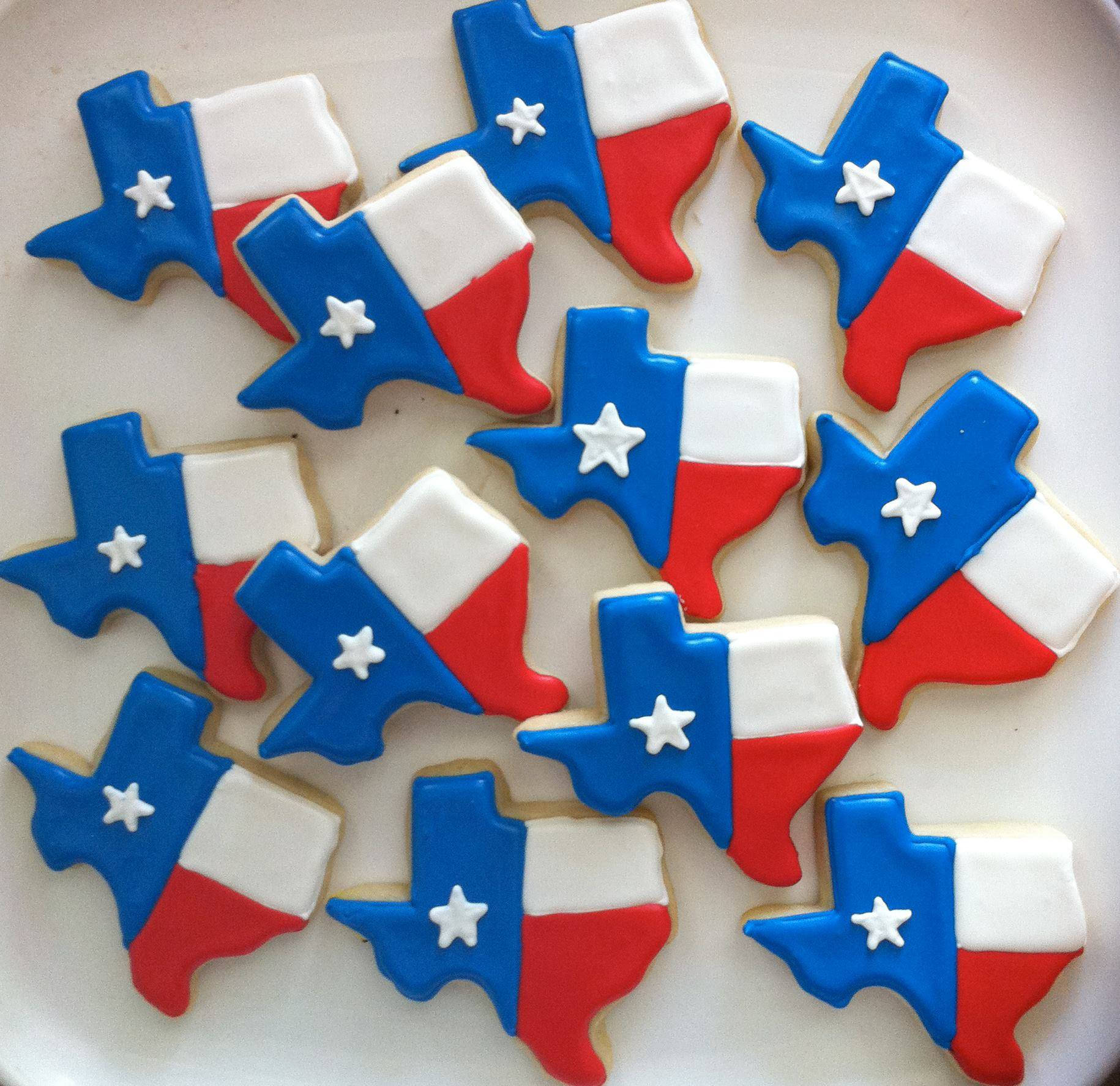 Texas Flag Cookies Wallpaper
