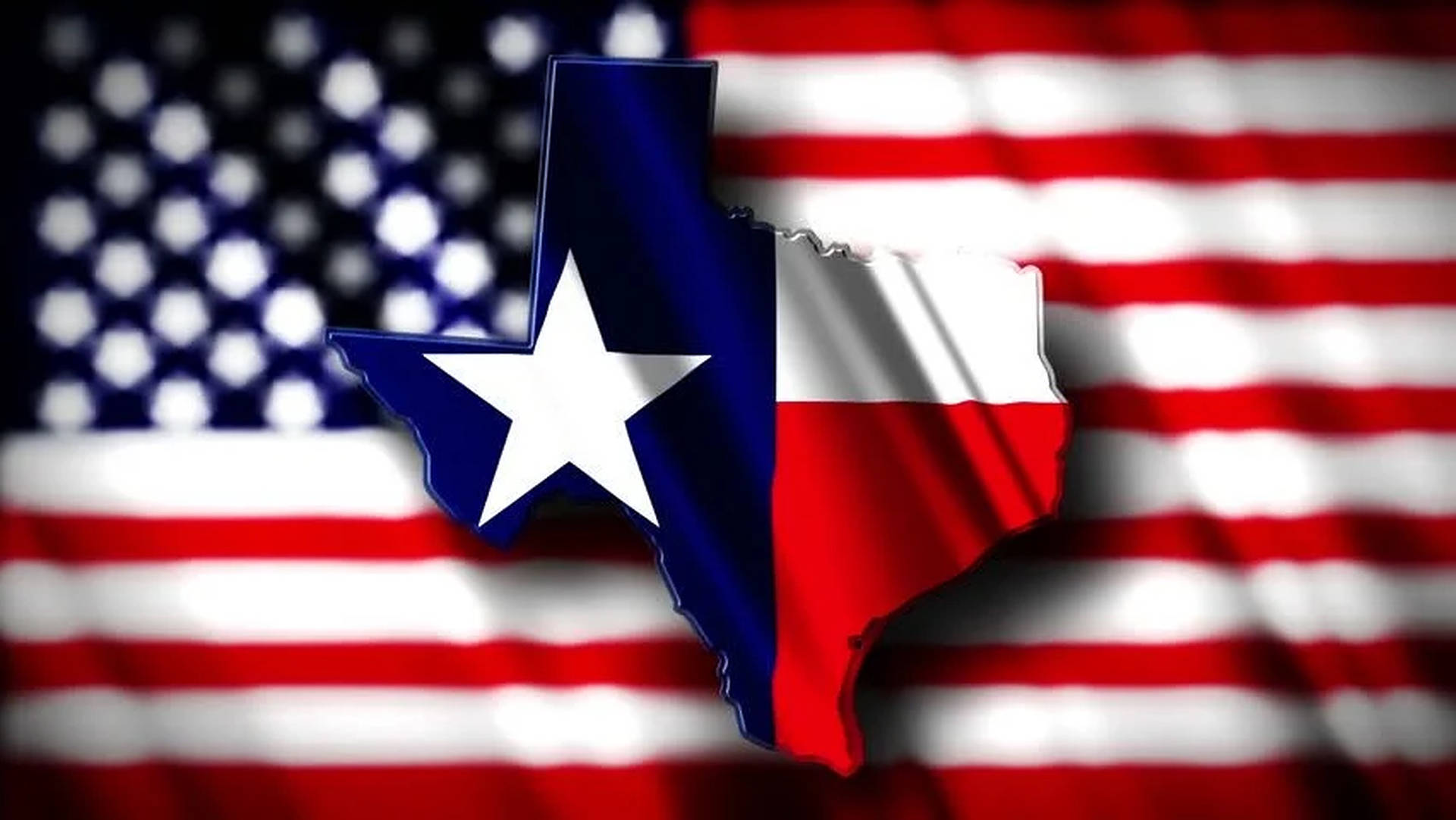 Texas Flag Graphic Art Wallpaper