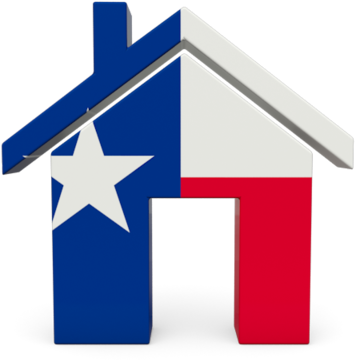 Texas Flag House Icon PNG
