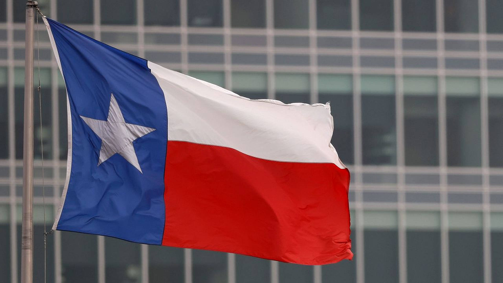 Texas Flag In Focus Shot Wallpaper