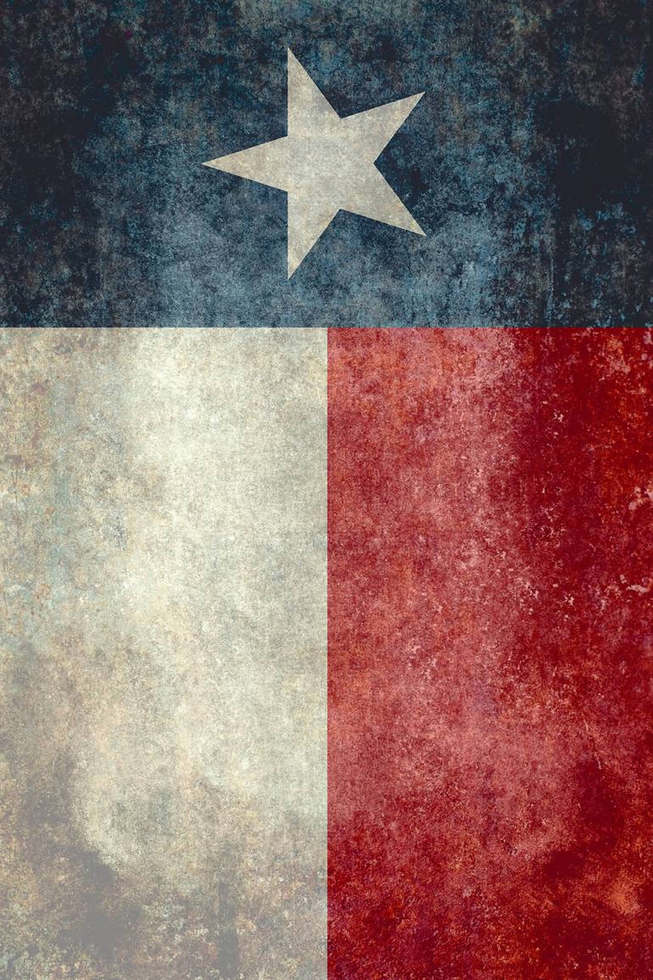 Texas Flag In Vertical Wallpaper