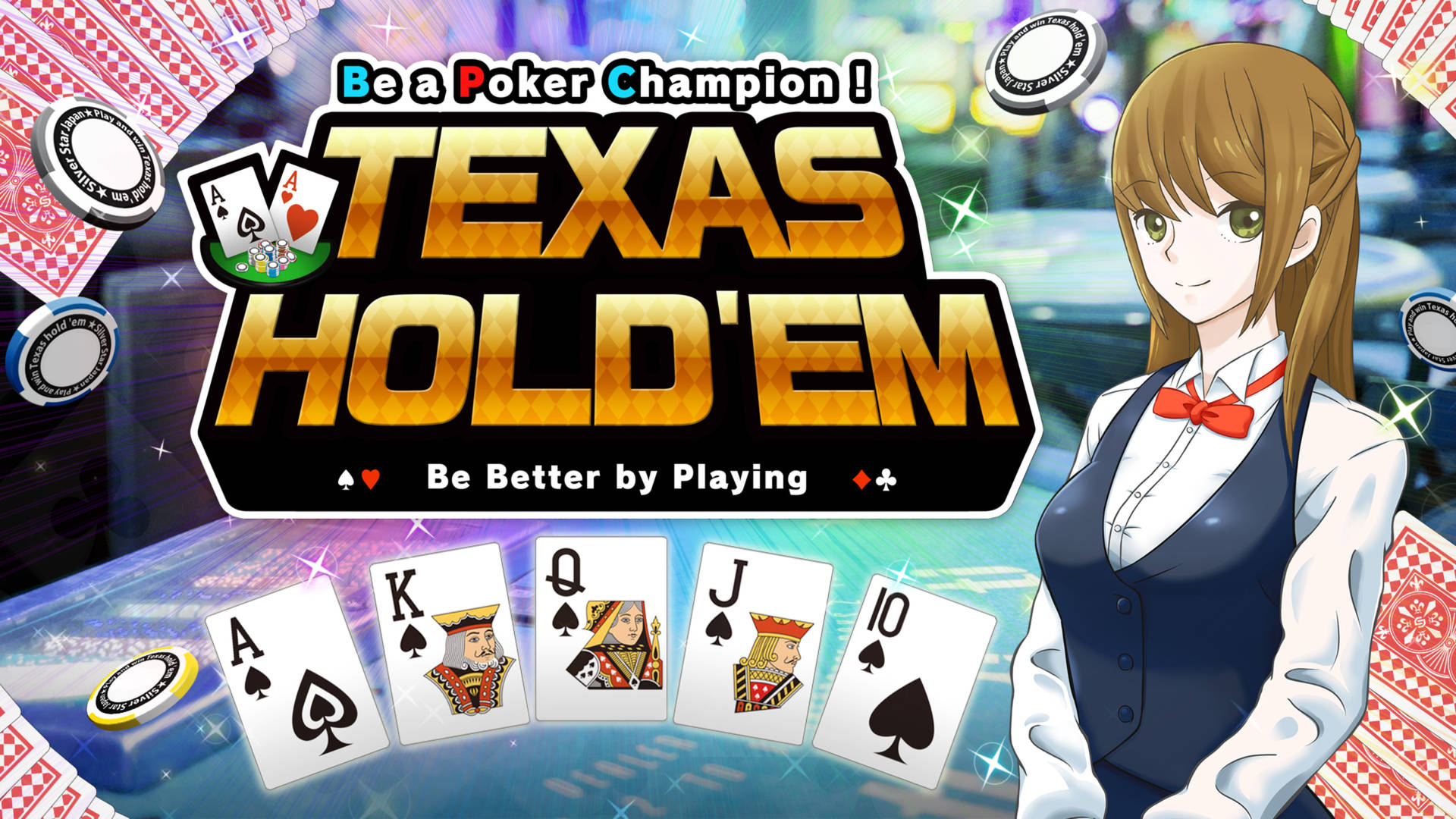 Juegode Texas Hold'em Anime Fondo de pantalla