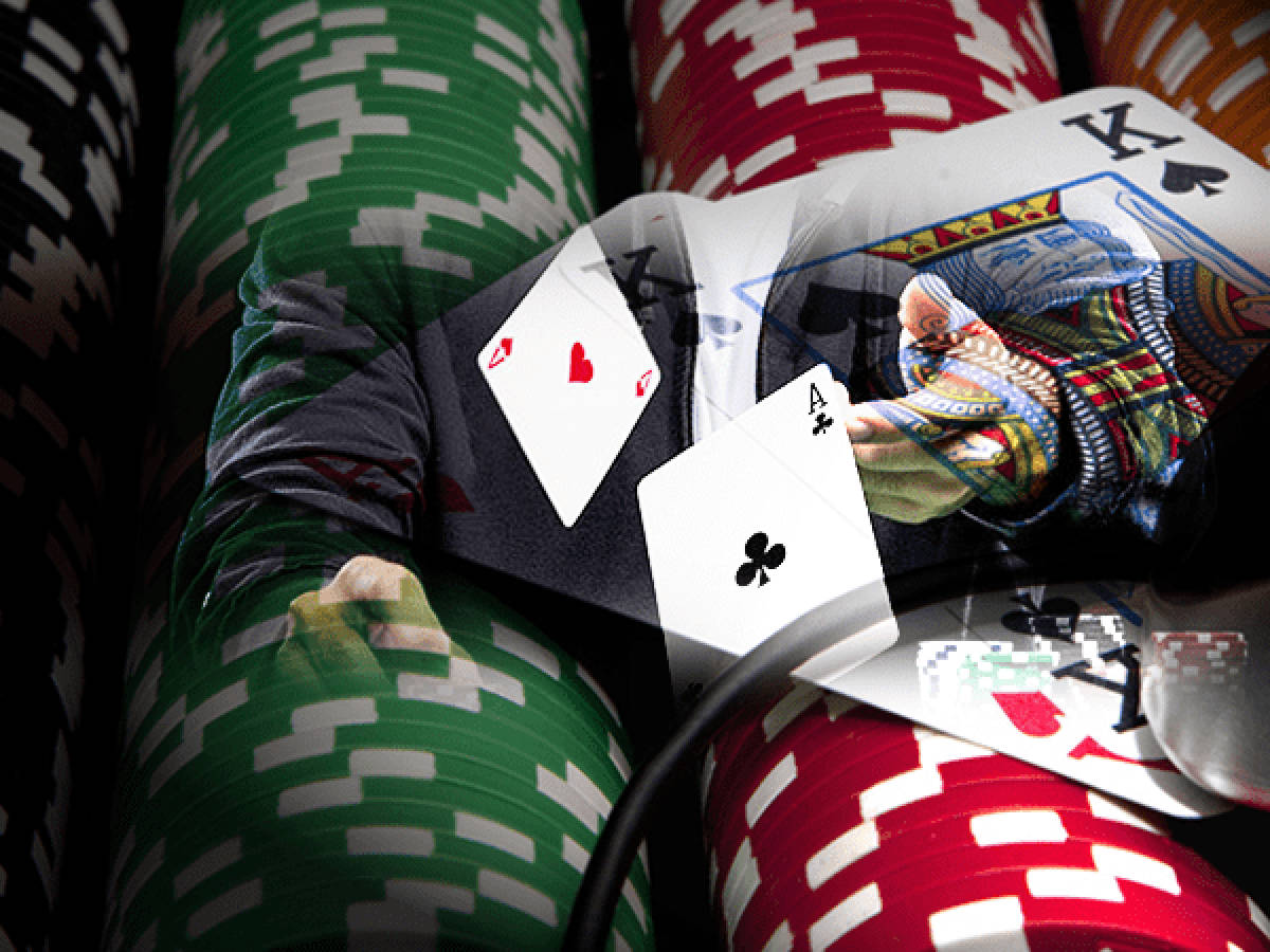 Texas Hold'em Cards And Chips Wallpaper