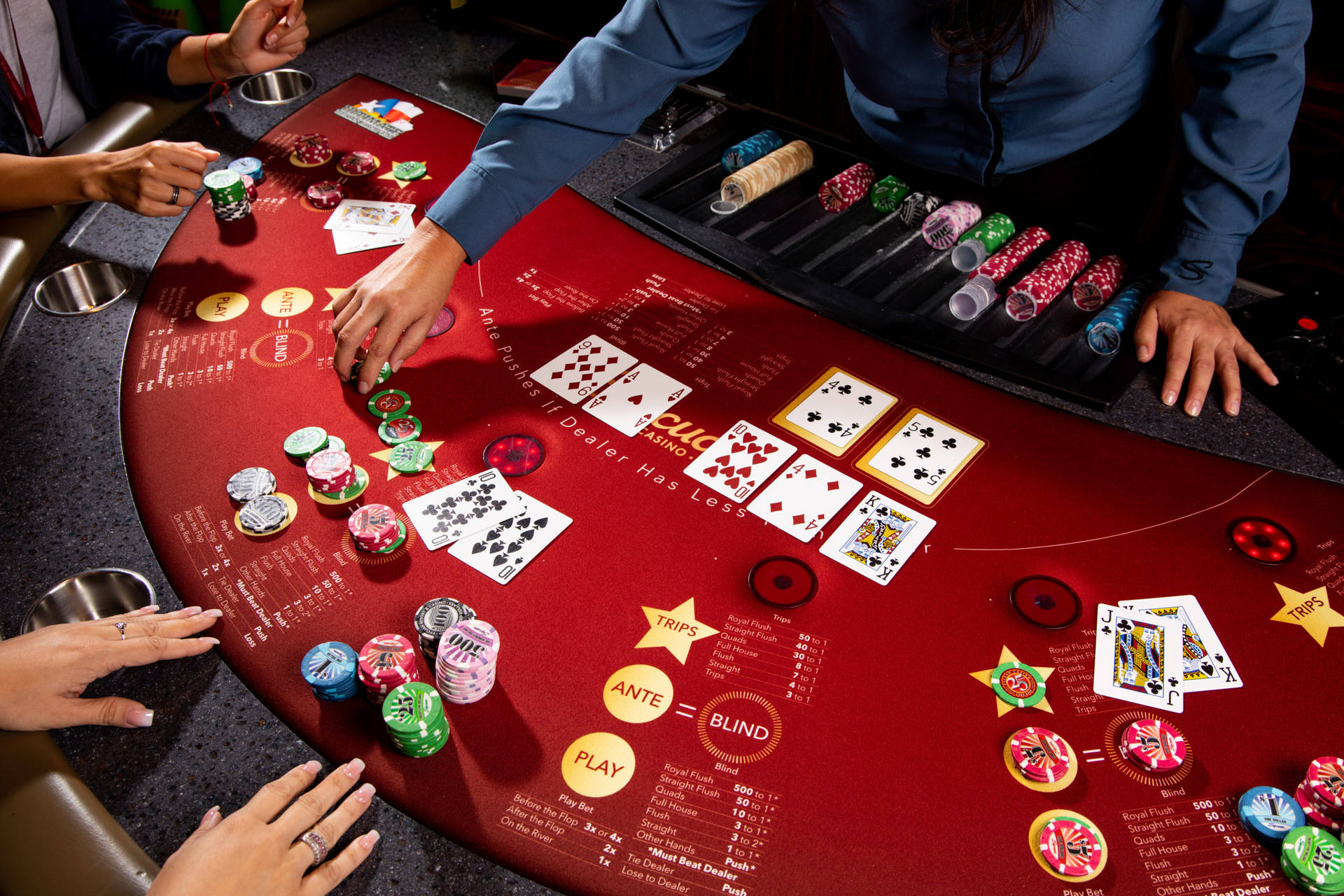 Fotografíade Texas Hold'em Casino. Fondo de pantalla