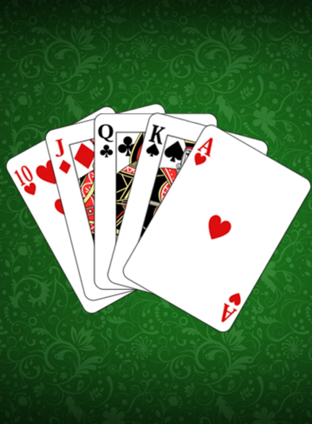 Perfect Texas Hold'em Poker Hand Wallpaper