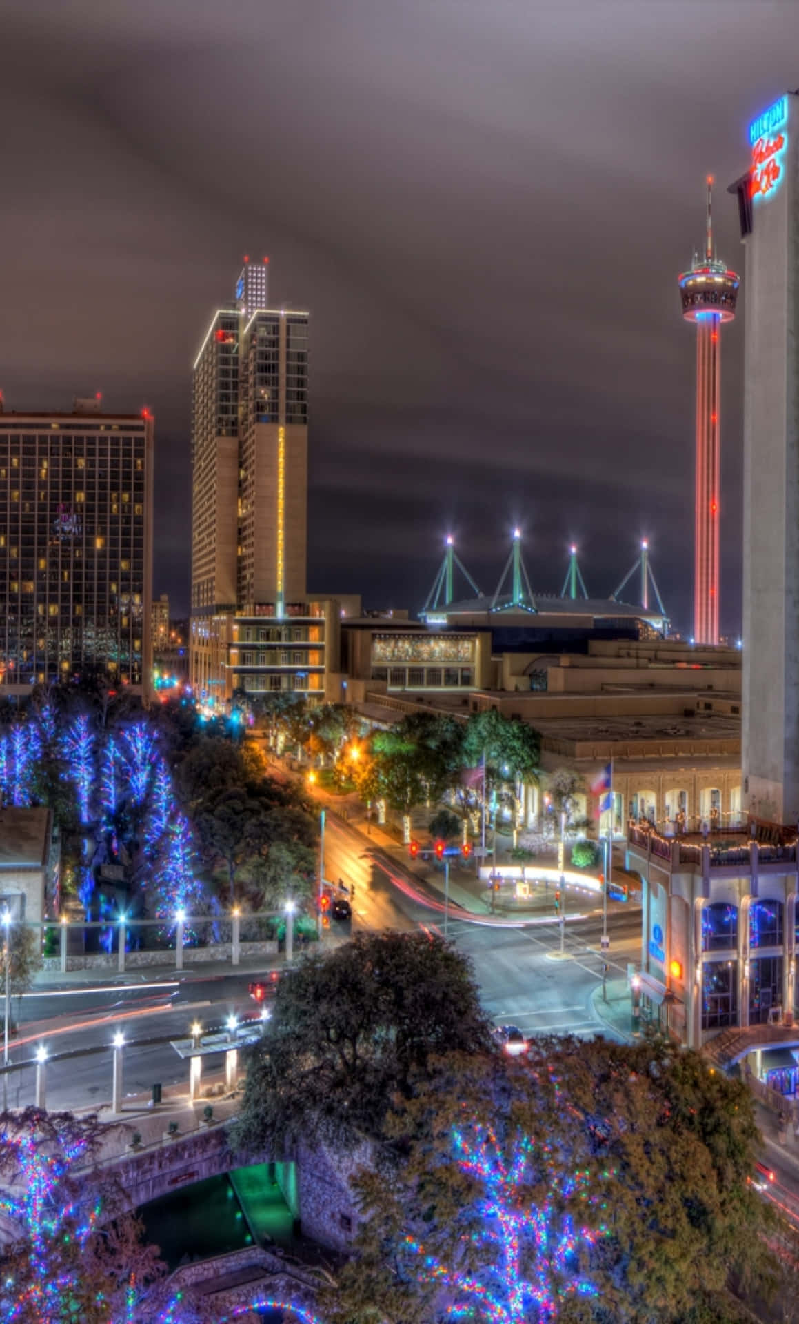 Texasiphone San Antonio Skyline = Texas Iphone San Antonio Skyline Wallpaper