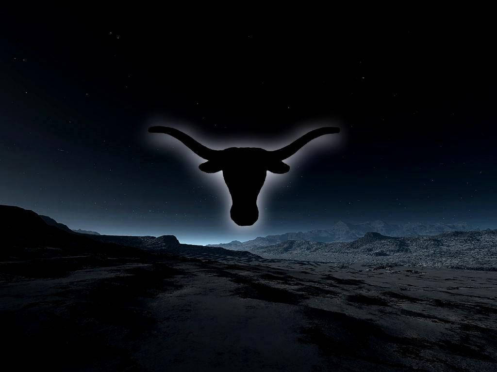 Texaslonghorn Estetica Nera Sfondo