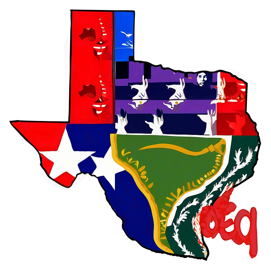 Texas Outline Design Png Pyk PNG