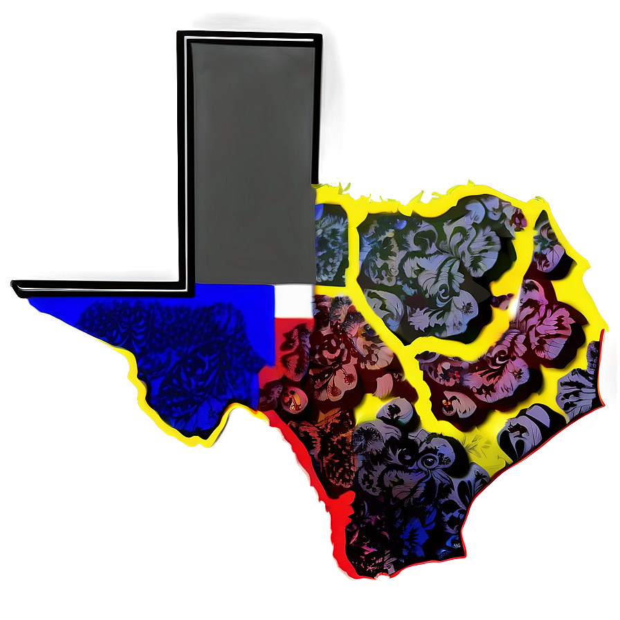 Texas Outline Illustration Png Fmo PNG