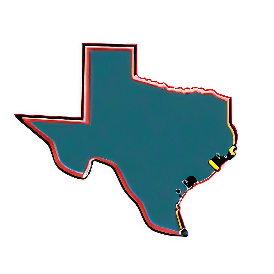 Texas Outline Vector Png 05252024 PNG