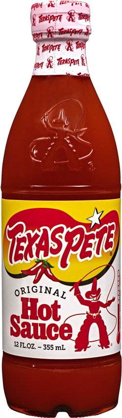 Texas Pete Hot Sauce Bottle PNG