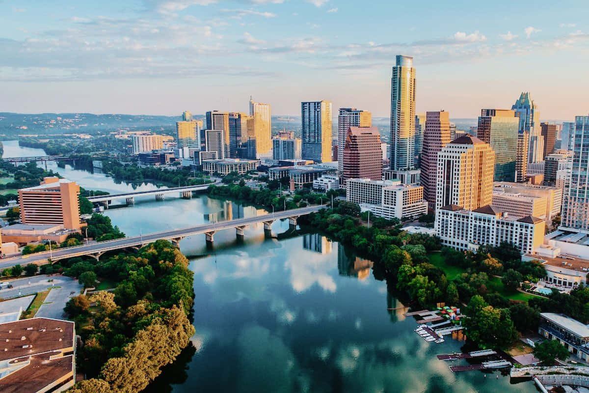 Austin Cityscape - Aerial View Of The City