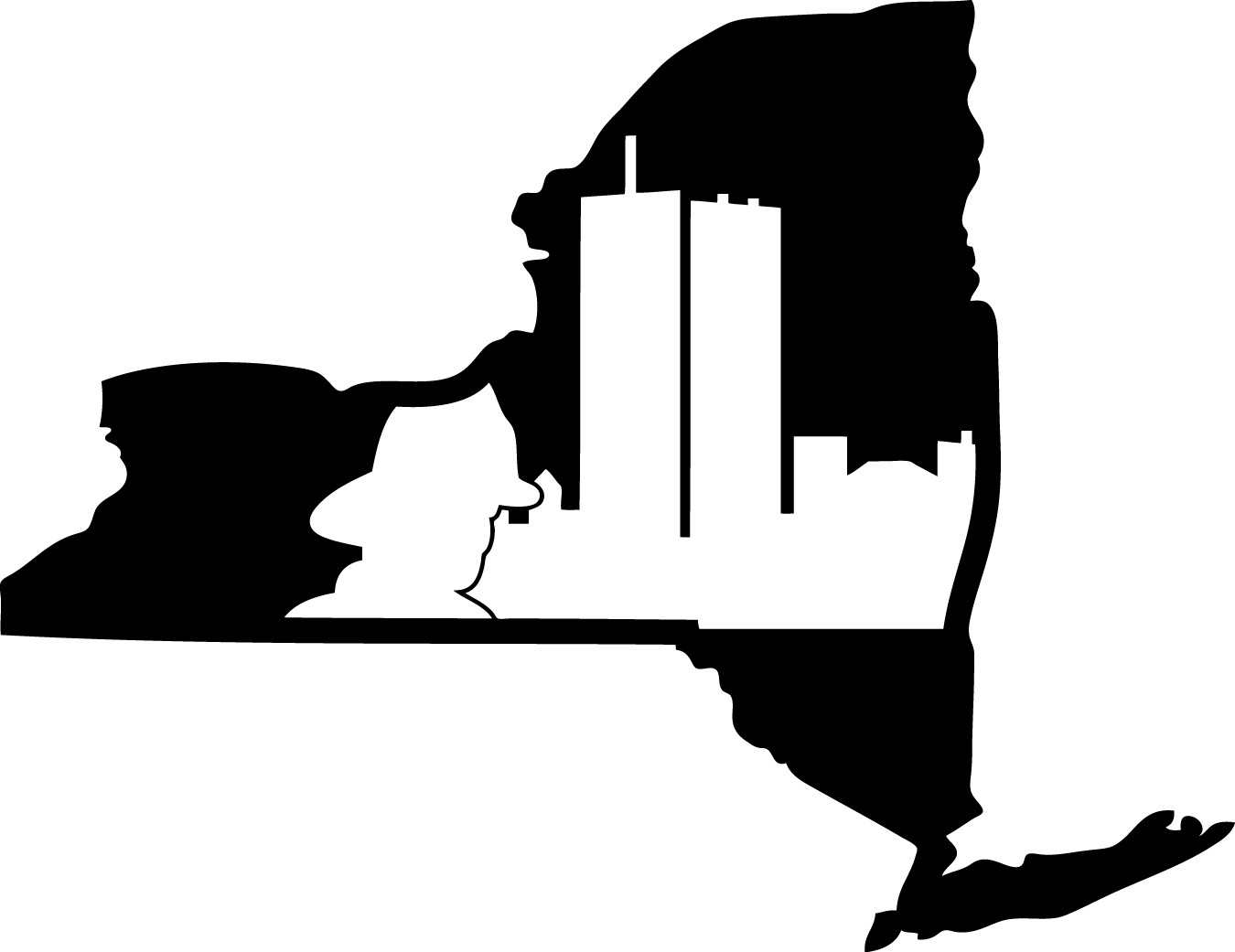 Texas Silhouette Skyline PNG