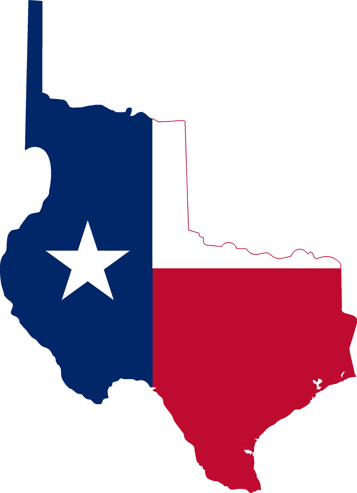 Texas State Outline Texas Flag PNG