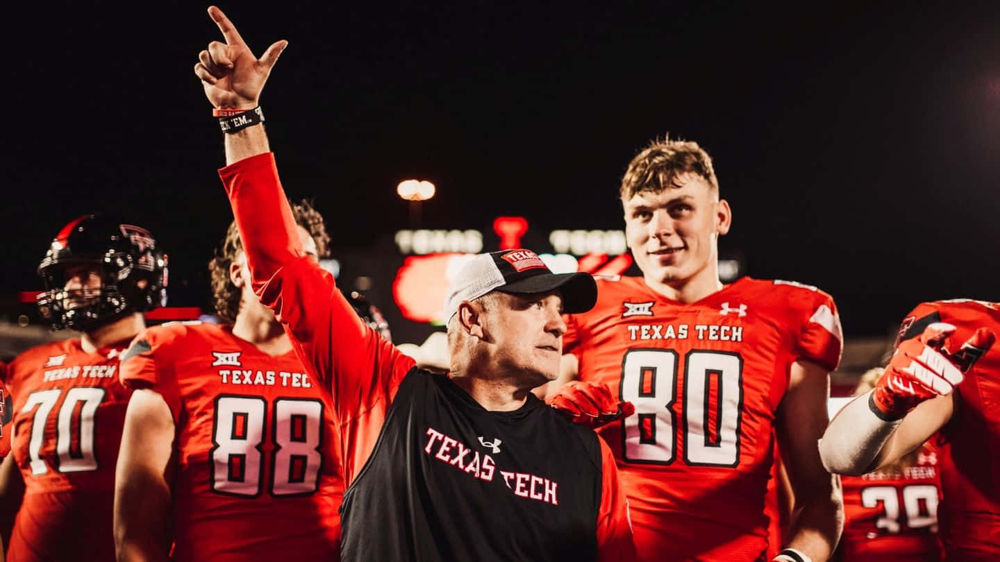 Texas Tech University Red Raiders Cheer On Wallpaper