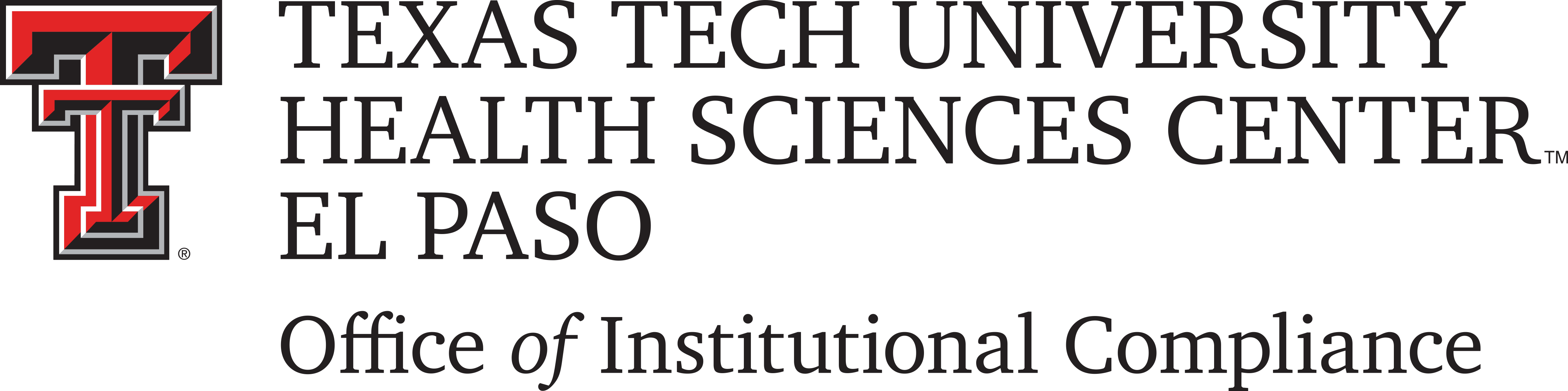 Texas Tech University Health Sciences Center El Paso Logo PNG