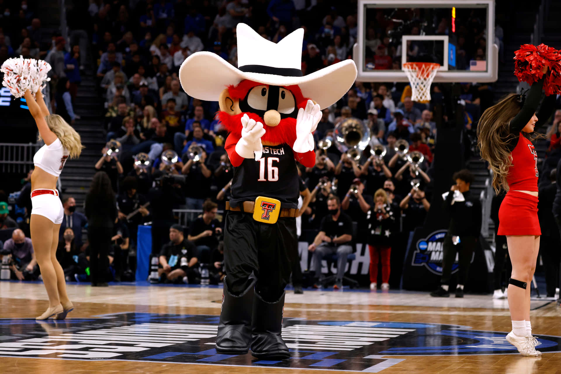 A Mascot Wearing A Cowboy Hat Wallpaper