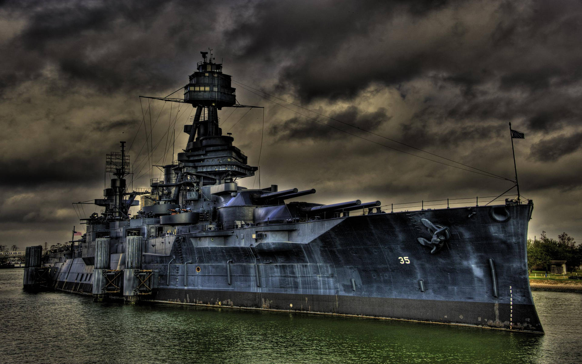 Texas USS Battleship Wallpaper