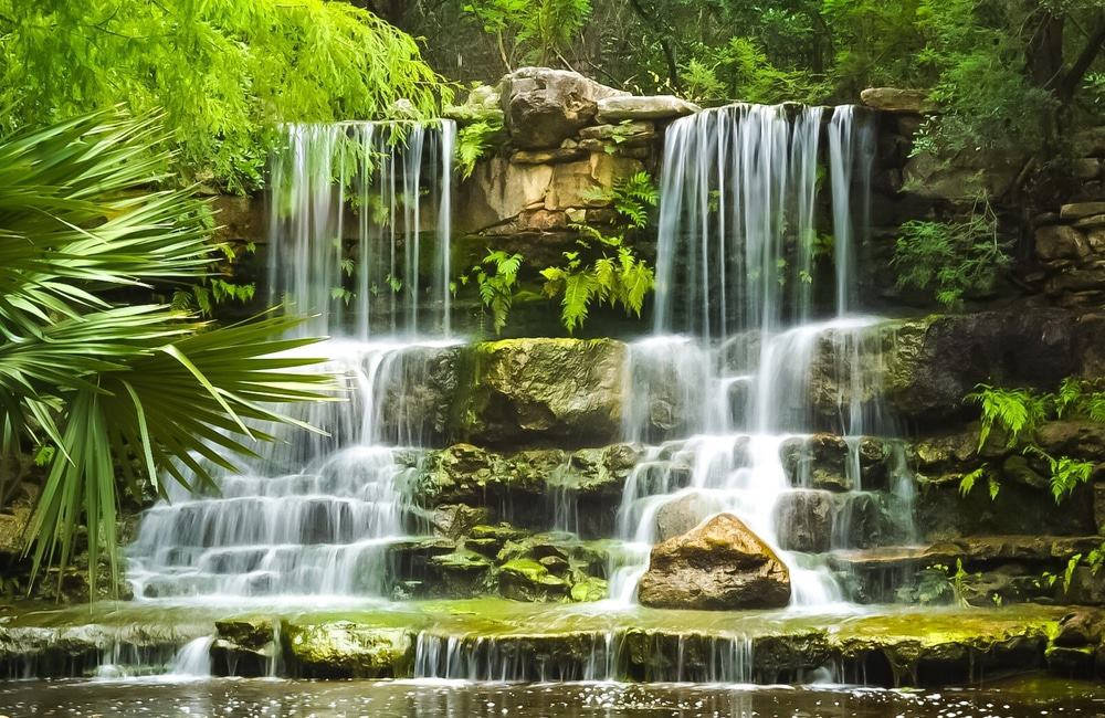 Texas Zilker Park Waterfalls