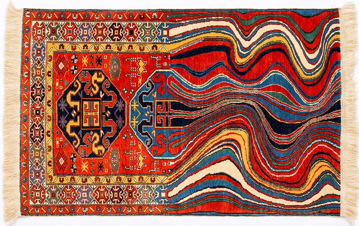 Colorful Textile Artwork Wallpaper