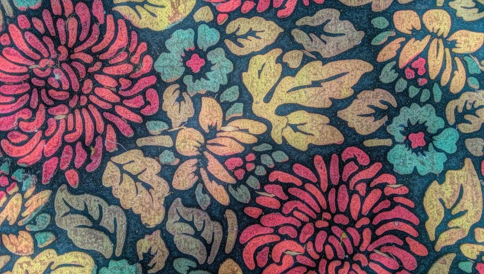 Beautiful Textile Art Wallpaper