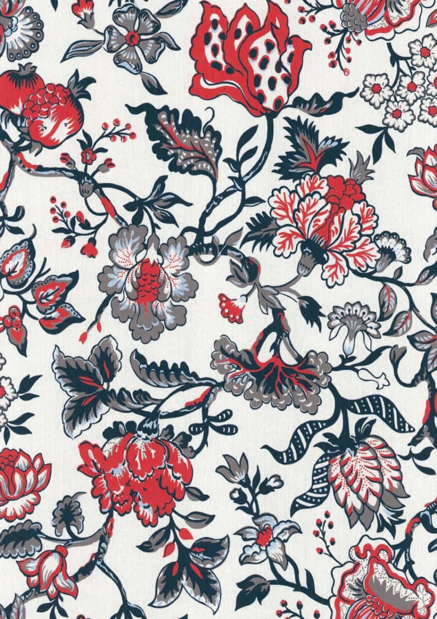 Serene and Delicate Textile Art Wallpaper