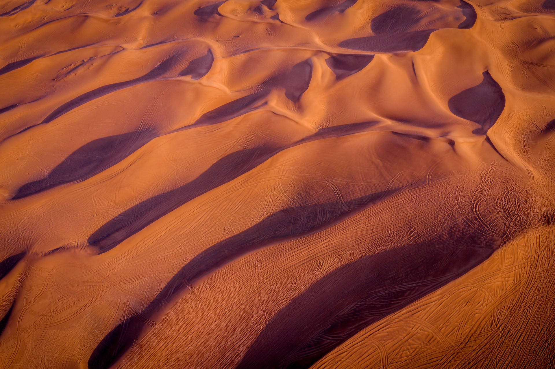 Texture Fine And Soft Sand Dunes Wallpaper