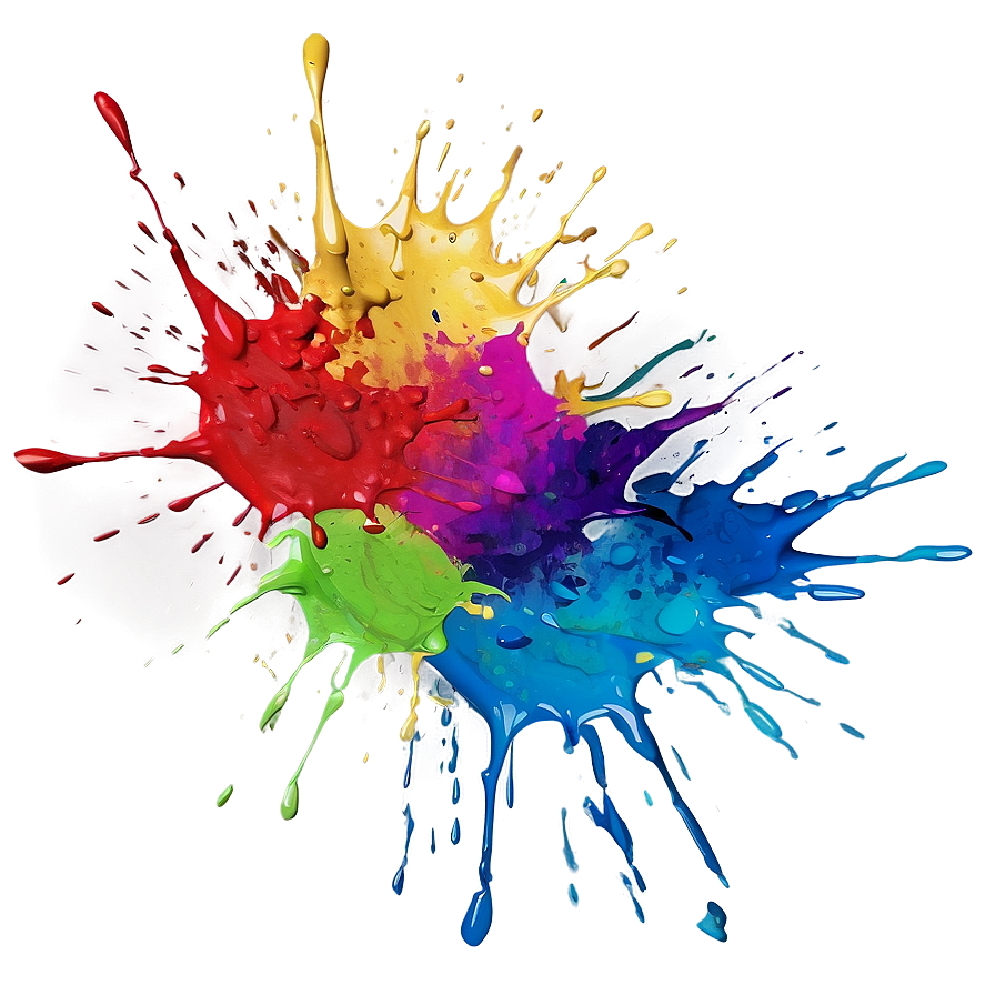 Texture Paint Splash Png Vrr PNG