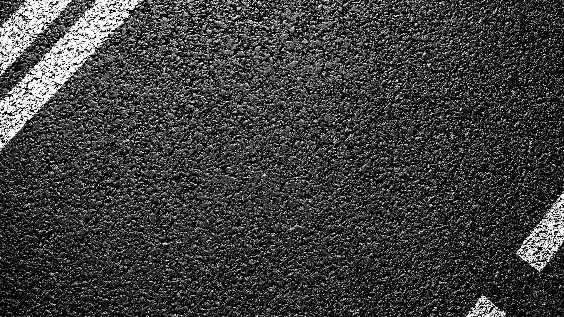 Texture Rough Black Asphalt Road Wallpaper