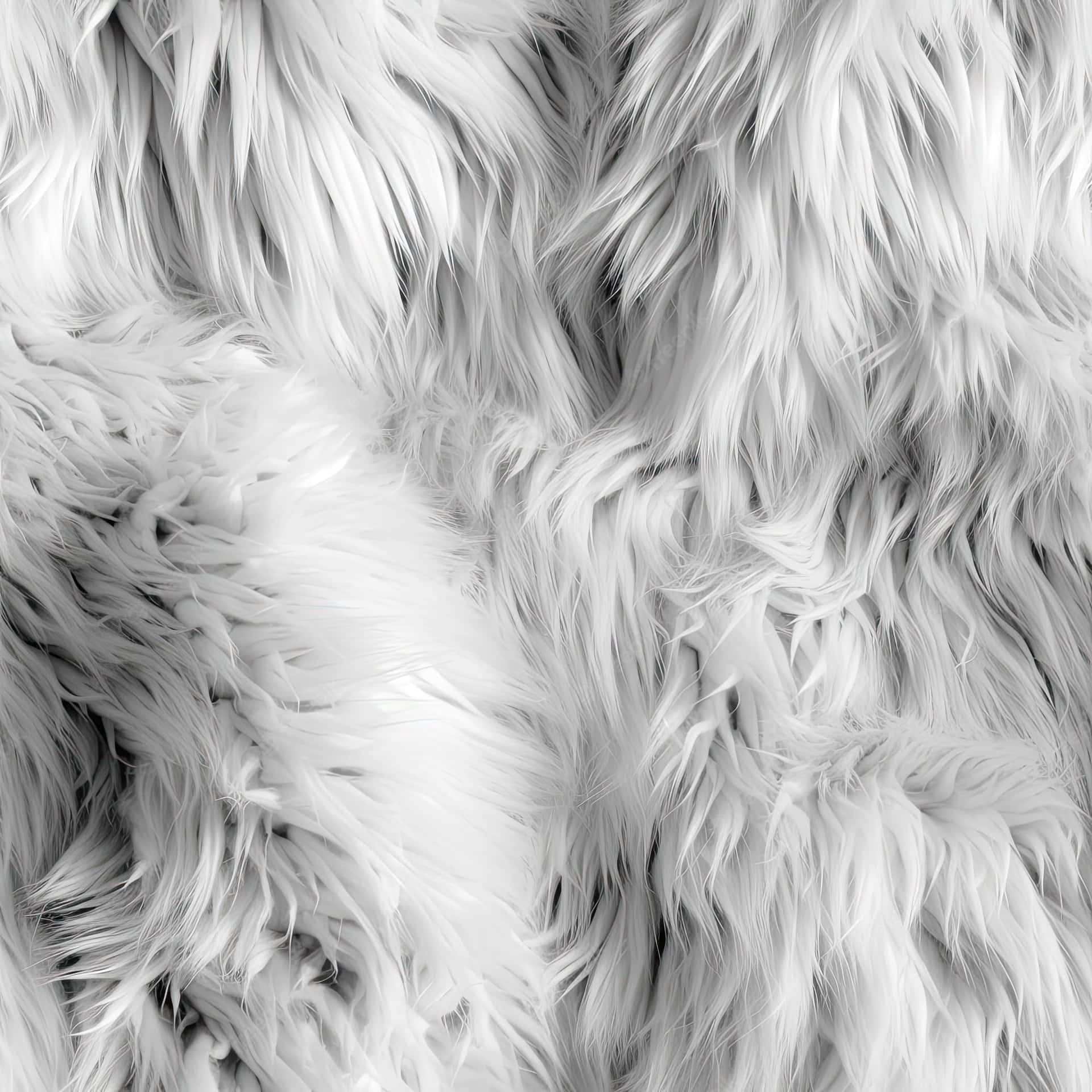 Textured Faux Fur Closeup Wallpaper