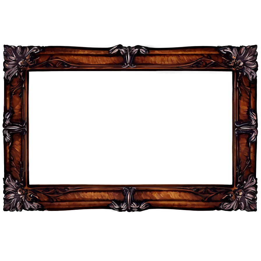 Textured Frame Design Png 06262024 PNG