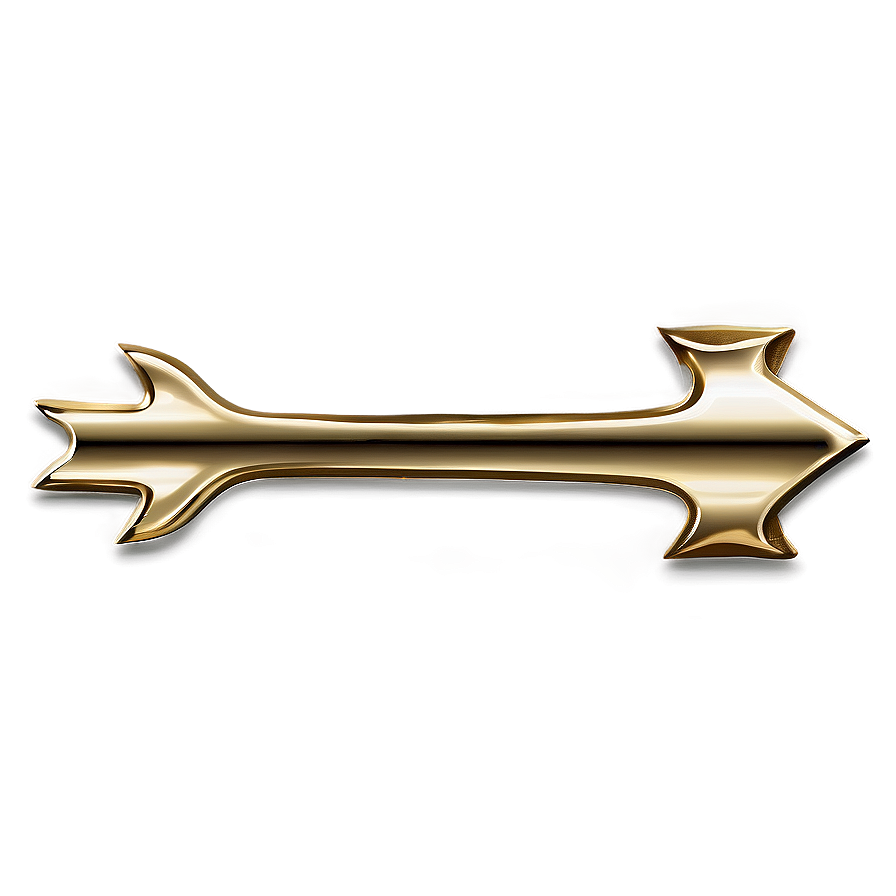 Textured Gold Arrow Png Jkp25 PNG