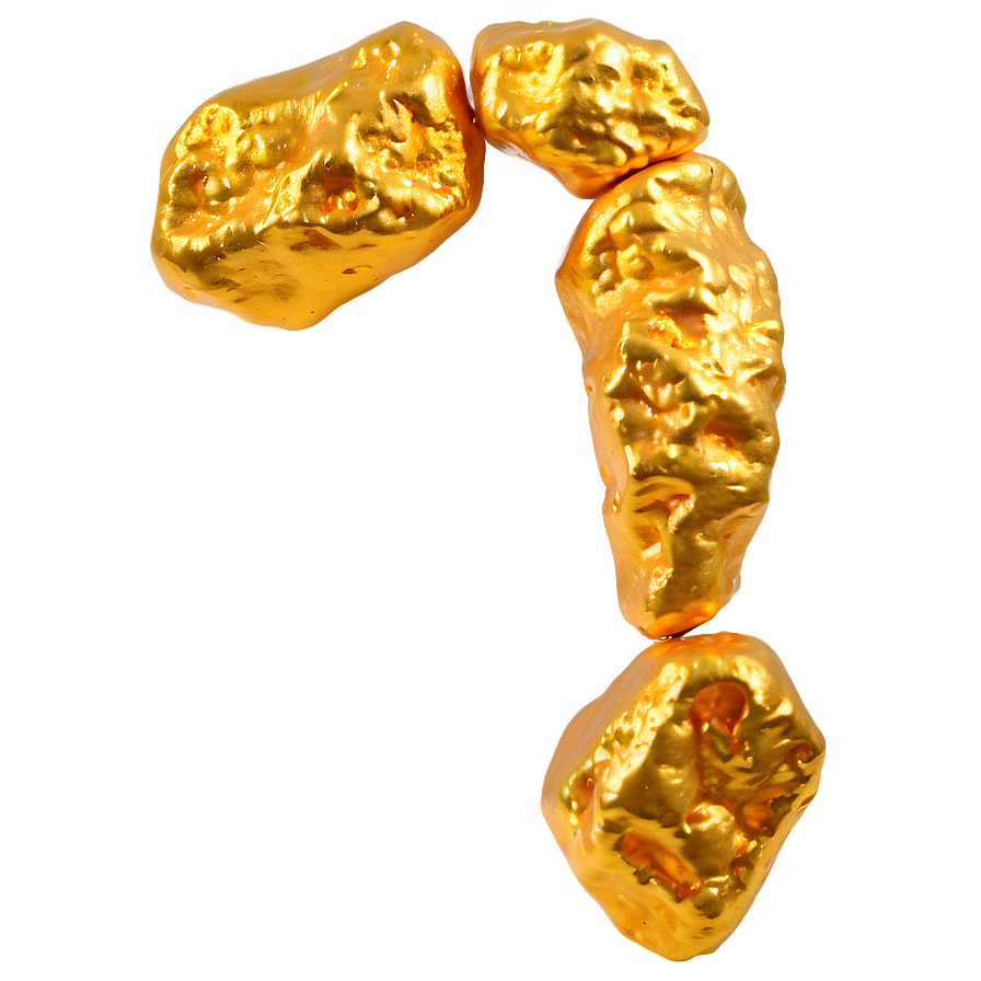 Textured Gold Nugget Png Fmh6 PNG