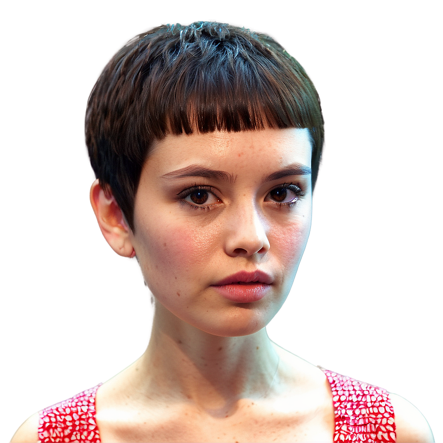 Textured Karen Haircut Png 06212024 PNG