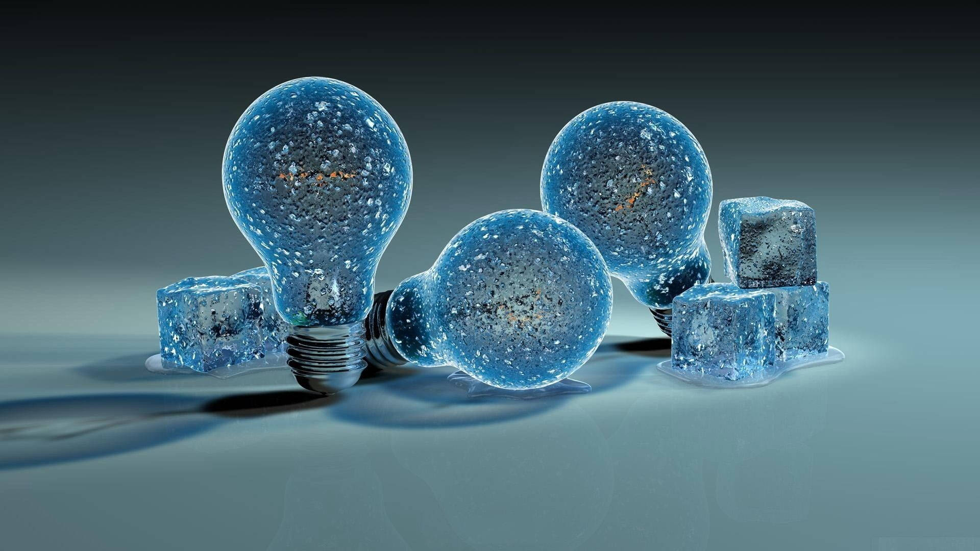 Textured Lightbulbs Animated Desktop Wallpaper