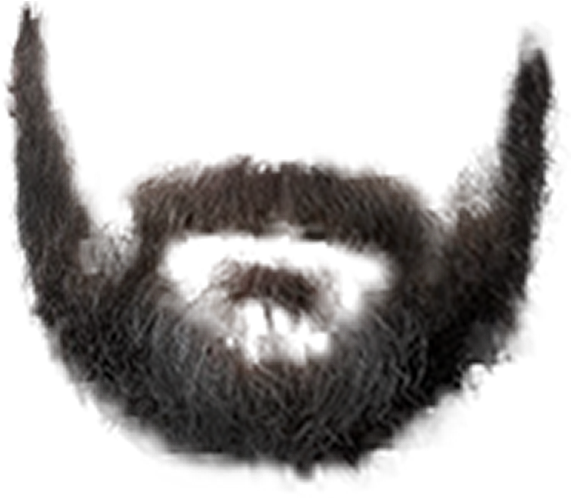 Textured Moustache Graphic PNG