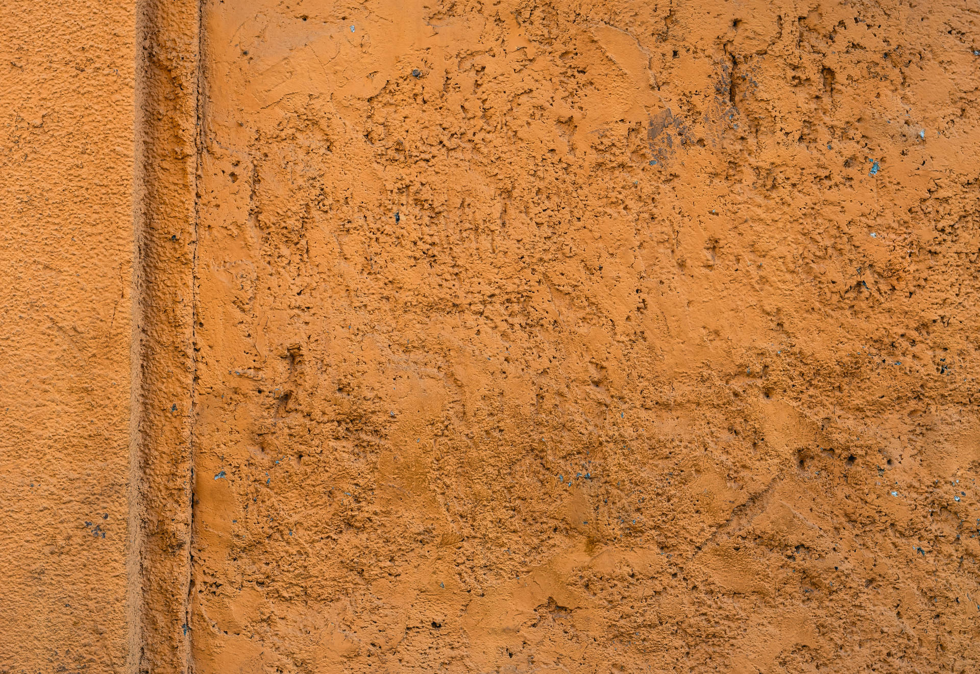 Textured Orange Stone Wall Desktop Wallpaper