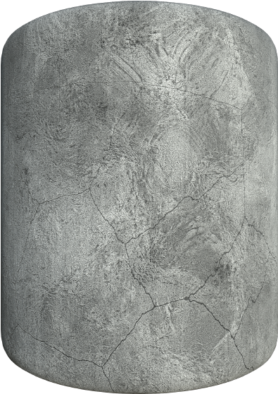 Textured Plaster Cylinder PNG